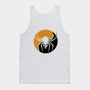 spider-skull design Tank Top